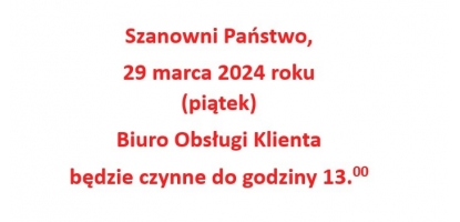 Biuro Obsługi Klienta